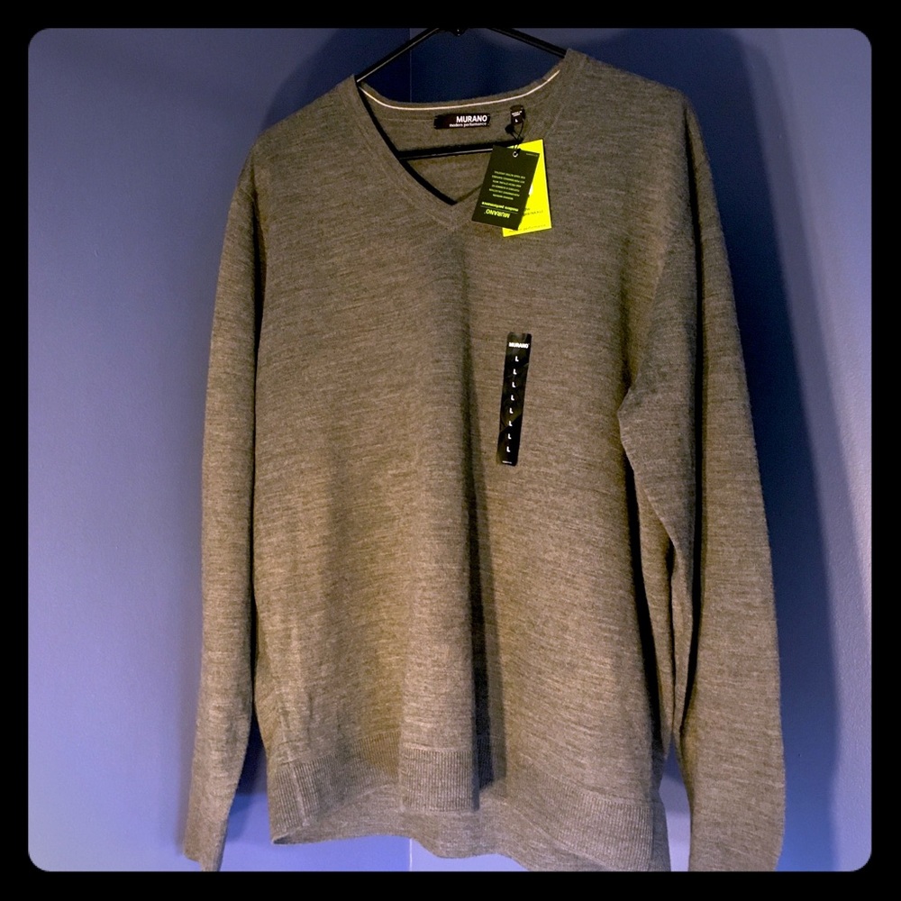 Murano Modern Performance V-Neck Sweater Men’s L